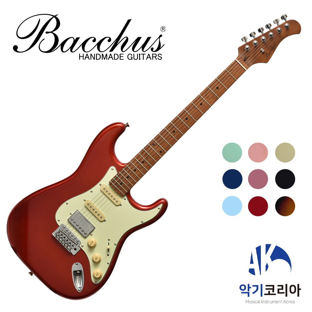 Bacchus 바커스 BST-2RSM/M 일렉기타 SSH 로스티드 메이플 넥 Bacchus