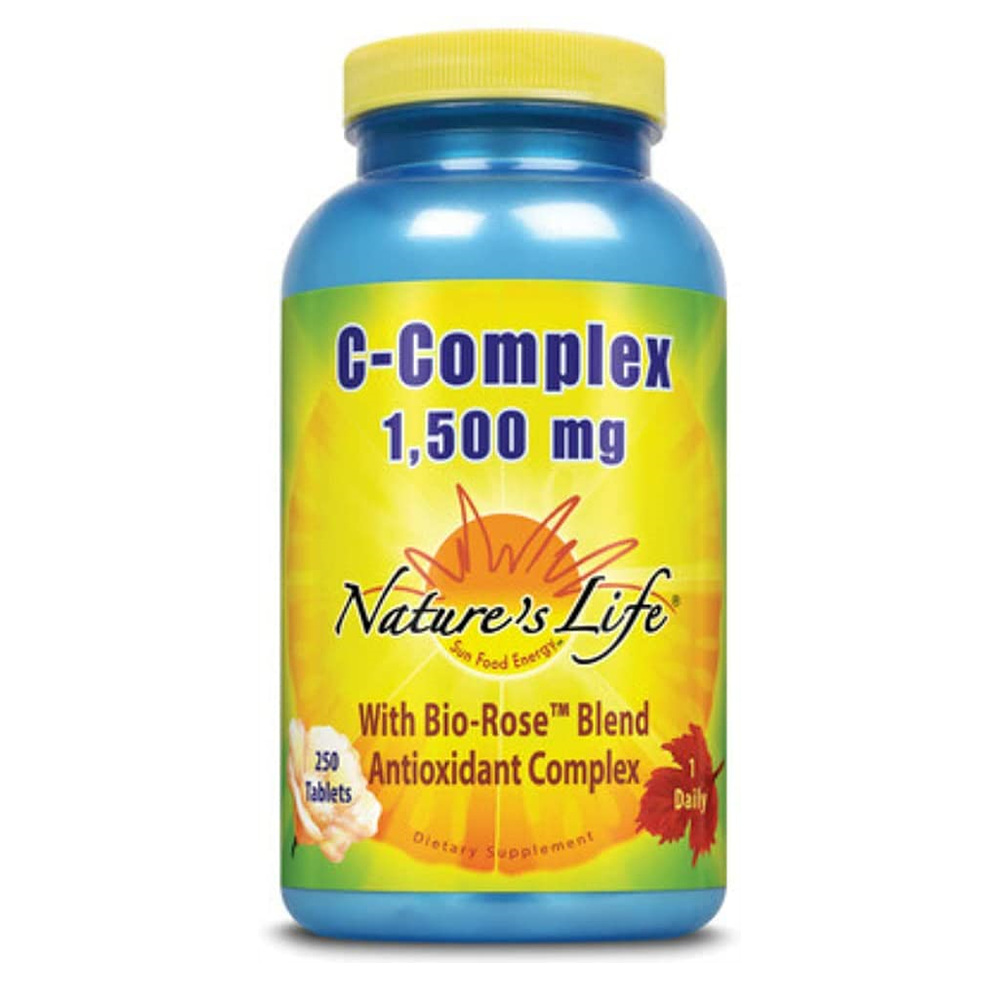 <b>네이처스라이프 비타민C</b> 컴플레스 1500mg 바이오로즈함유 250정