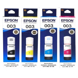 엡손 L3100 L3101 L3106 프린터 충전 정품 T00V 003 잉크 4색 세트