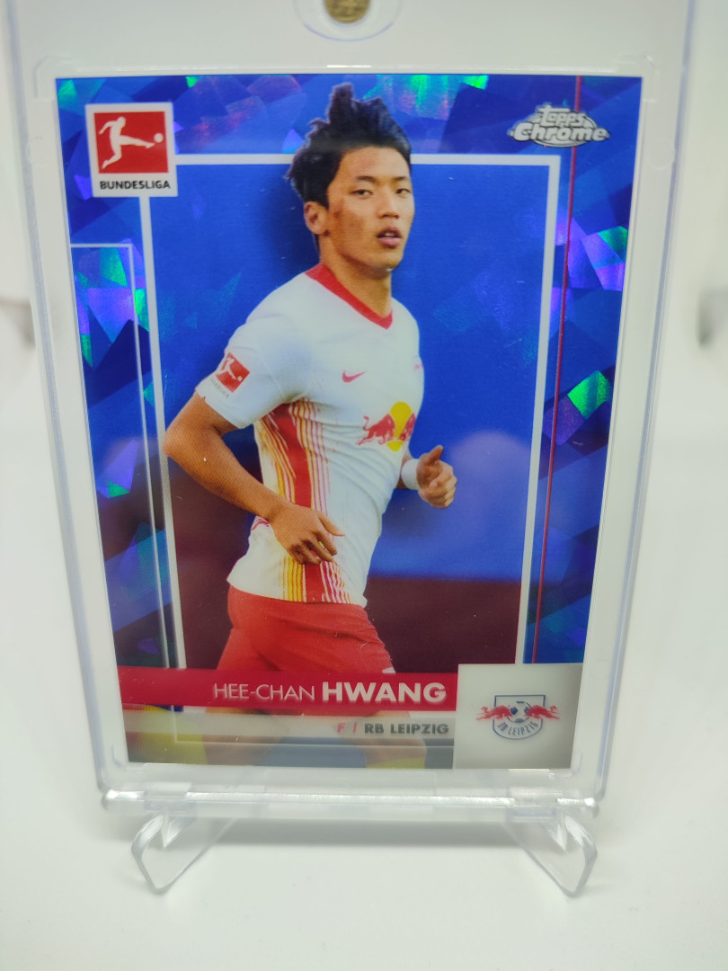 2020 Topps Chrome 사파이어 60번 황희찬 Hee-Chan 분데스리가 축구 카드