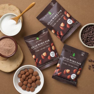넛츠그린 헤이즐넛 초코볼 150g 다크 초콜릿 비건 견과류 단백질 저당간식
