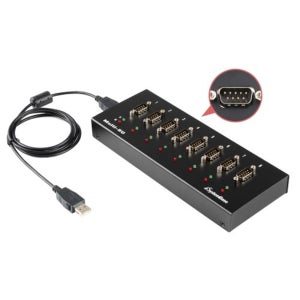 시스템베이스 Multi-8/USB 232 컨버터 8포트 Male타입