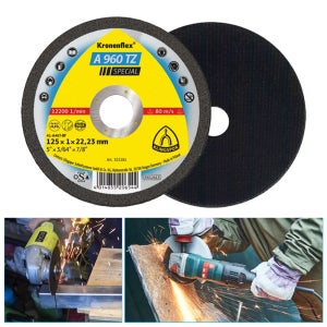 클링스포 5인치 절단석 그라인더날 컷팅날 절단 푸른돌 연마석 디스크 휠페파 수세미 브러쉬