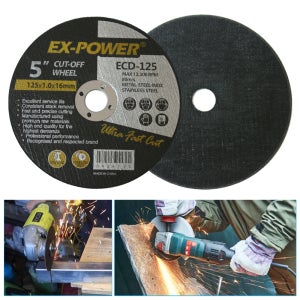 이엑스 4인치 파워 절단석 그라인더날 컷팅날 철 스탠 서스 절단 푸른돌 연마석 디스크휠