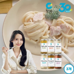 [N배송]청정원 파스타소스 알프레도 크림&치즈 350g 외 6종 총3개