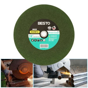 베스토 14인치 절단석 그라인더날 컷팅날 철 스탠 서스 절단 청석 푸른돌 연마석 디스크휠