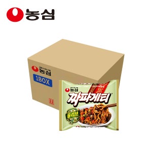 농심 올리브 짜파게티 1박스 (140g x 40입) 짜장라면