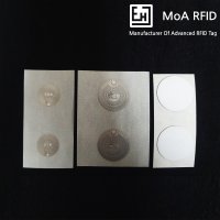 RFID MIFARE 투명 태그 스티커 도어락 14443A 13.56 카드 기본형 25mm