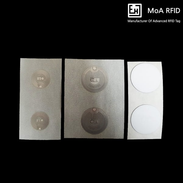 RFID MIFARE 투명 태그 스티커 도어락 13.56 카드 HF 기본형 25mm