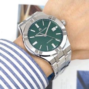 모리스라크로와 아이콘 오토매틱시계 그린 42mm AI6008-SS002-630-1