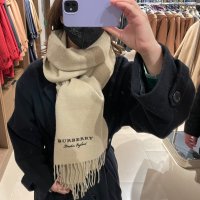 버버리 플리스로고 캐시미어 머플러 2컬러 40790041 BURBERRY CASHMERE SCARF