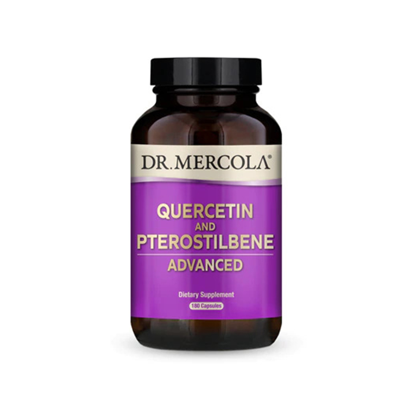 <b>Dr. Mercola</b> 퀘르세틴 및 프테로스틸벤 어드밴스드 180캡슐 / 케르세틴
