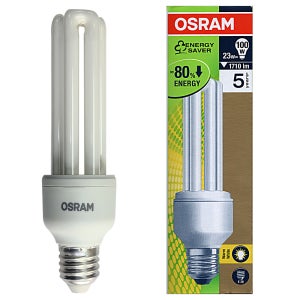 오스람 삼파장 DULUXSTAR EL23W 전구색 827 EL20W 호환 노란빛 오렌지빛