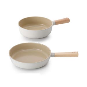 네오플램 피카 IH 인덕션 프라이팬 궁중팬 세트 (팬24cm+쁘띠웍18cm)