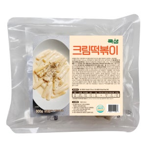 쿡생 크림떡볶이 600g(2회분) 밀키트 간식 야식 분식
