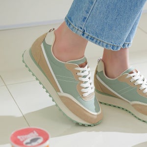 스프리스 여성 4.5cm 키높이 경량 조거 스니커즈 운동화 단화