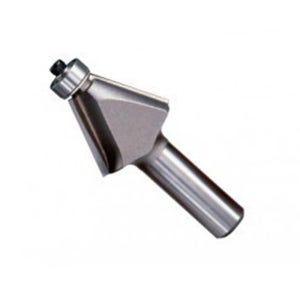 [WPW] 목공 전문가용 우드페커 모따기 비트 HSL 트리머용 전용 비트 카바이드 팁 베어링 가이드 직선형 2중 컷팅날 원형 샹크