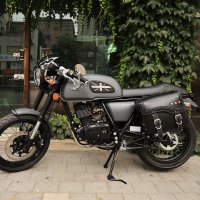 레트로125 125cc 클래식 바이크 부캐너 BLACK SEVEN