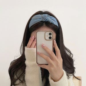 데님청무지꼬임 반다나헤어밴드 터번 여자머리띠 여름헤어밴드