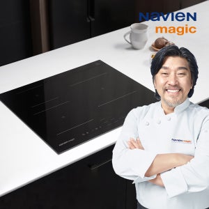 나비엔 매직 파워부스트 3구 인덕션 전기레인지 ERI-4013AN