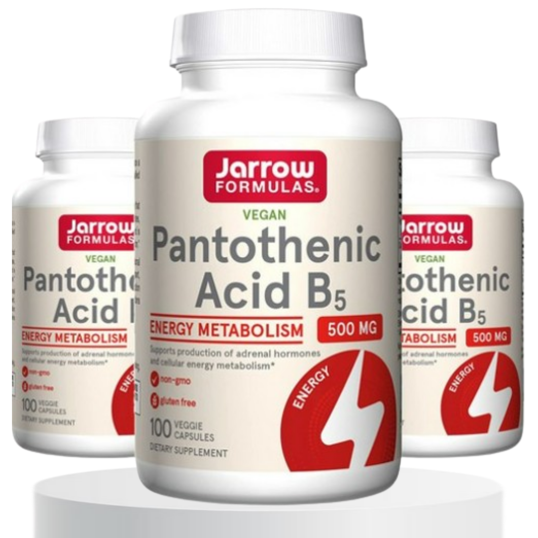 자로우 판토텐산 비타민B5 500mg 100캡슐 3통