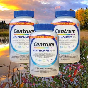 캐나다 센트룸 포 맨 실버 종합 멀티 비타민 C A D 남성 영양제 250 정 3개