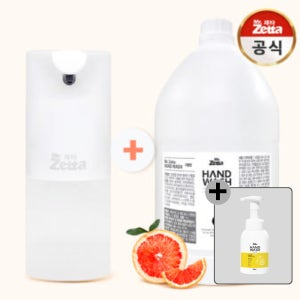 미스터 제타 자동손세정기 오토 핸드워시 디스펜서+대용량 손세정제 리필 4L