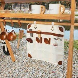 감성 캠핑 키친툴 가방 조리도구 수납 파우치 오거나이저