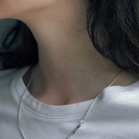 [베흐트] soir necklace (silver) / 925실버 소이어 스네이크 체인 목걸이