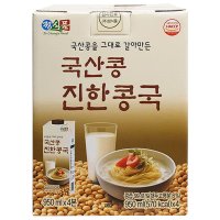 국산 진한콩국 950ml X 4팩/정식품/국수/두유/콩물