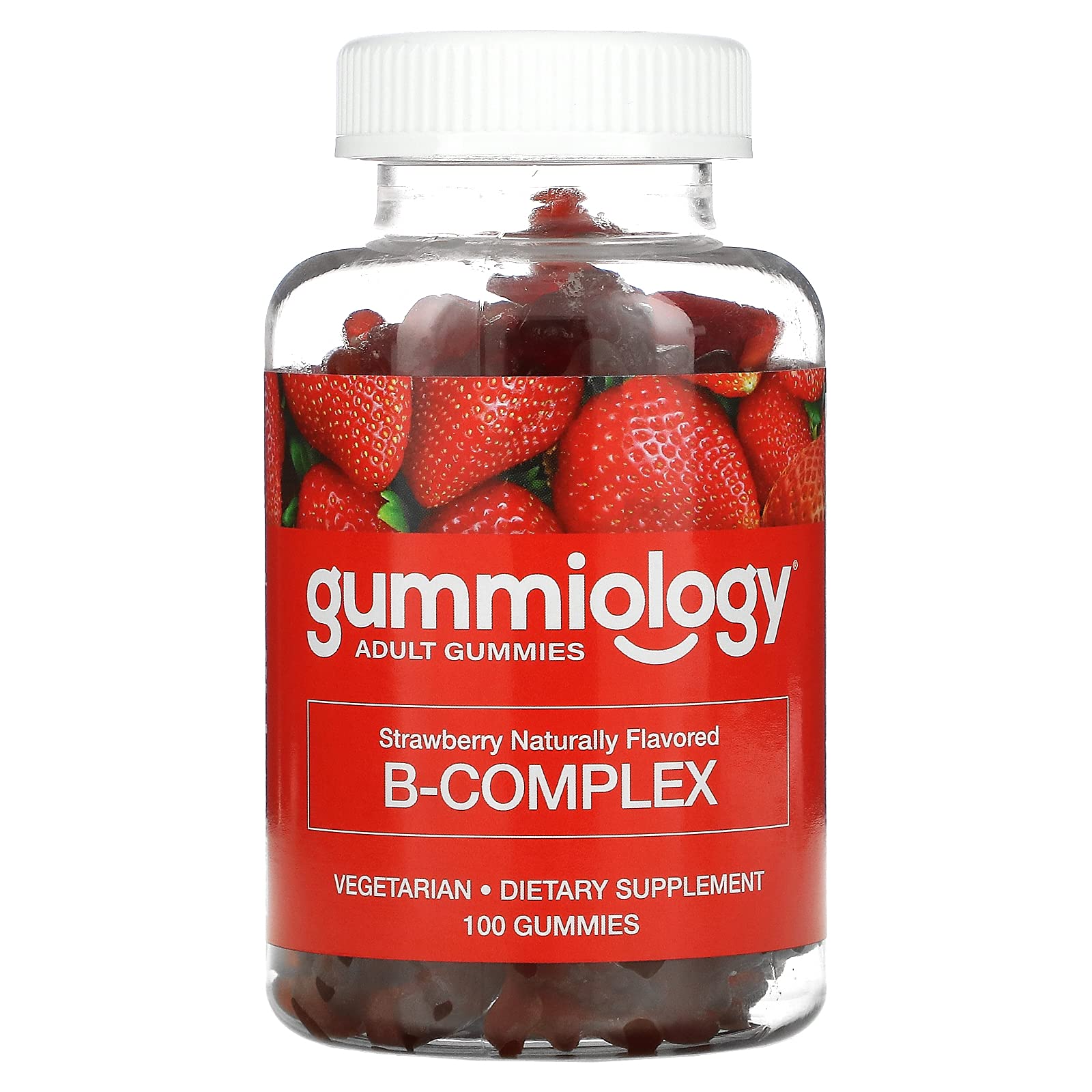 <b>Gummiology</b> <b>구미올로지</b> 복합비타민B 딸기맛 구미 100정