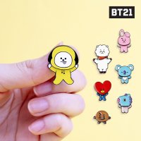 BT21 뱃지 / 캐릭터 스윙 핀뱃지 메탈 브로치 BTS 방탄 굿즈