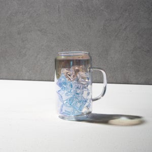 [1+1] 홈카페 내열유리 오로라 비어캔 머그컵 맥주잔 360ml