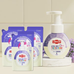 랩신 컬러체인지 포도 핸드워시 500ml1개 +450ml 3개