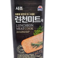 사조 런천미트쿡 1.8kg 스팸대용량 부대찌개 햄