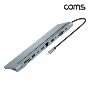 CM Coms BD172 USBC 멀티 허브 도킹스테이션 12 in 1
