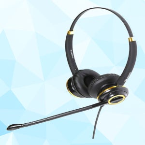 KJ-53D 콜센터 헤드셋 전화기 PC 노트북 스마트폰 USB 호환 상담원 상담용