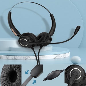 알티폰 RT-385 유선 콜센터헤드셋 전화기 PC USB C타입 헤드셋마이크