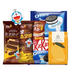 킷캣 오레오 마법의 망고 초코에몽 샌드 스틱 콘 파우치 프리미엄 아이스크림 BEST 골라담기
