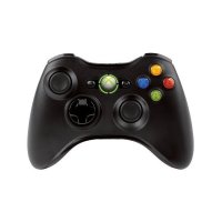 Xbox Microsoft 360 무선 컨트롤러 블랙