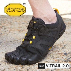 비브람 파이브핑거스 V-트레일 2.0 블랙 남성용 발가락신발