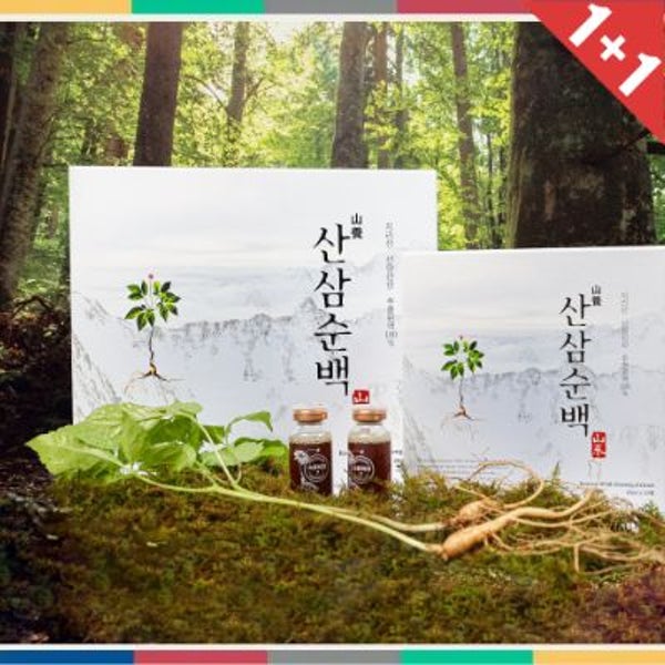 (1+1이벤트) 산삼순백 [7년근 산양산삼추출액100%]