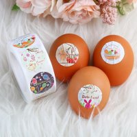 부활절 달걀 선물 씰링 예쁜 스티커 500pcs [ HAPPY EASTER ]