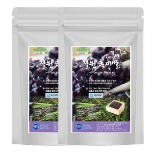 블랙푸드 흑미 맵쌀 1kgx2 당뇨잡곡 혈당관리 항산화 성분 25년산 햅쌀