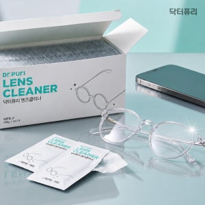 닥터퓨리 렌즈클리너 일회용 티슈 200매 레몬향 휴대폰클리너 액정클리너 단품