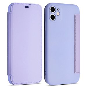 아이폰SE3 2022년 파스텔 컬러 카드수납 실리콘 플립 핸드폰 케이스
