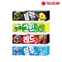 오리온 와우껌 쿨소다 / 포도맛 / 콜라맛 / 블랙레몬 / 레인보우 선택 풍선껌 21g x 15개