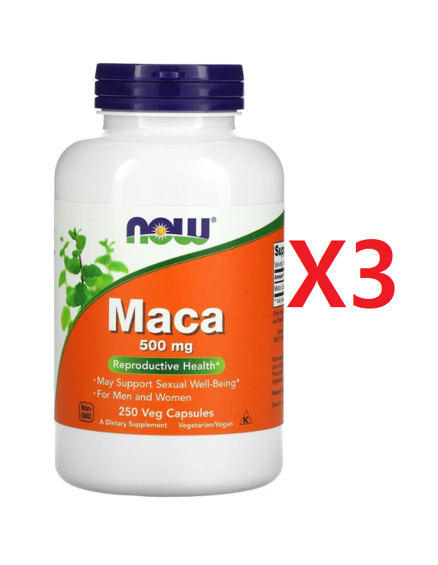 나우푸드 <b>마카 500mg</b> 250정 3개
