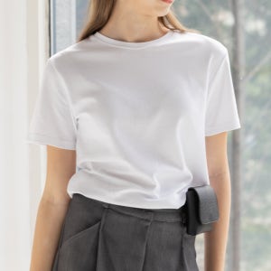 여름 코튼 반팔 티셔츠 여성 골프 이너웨어