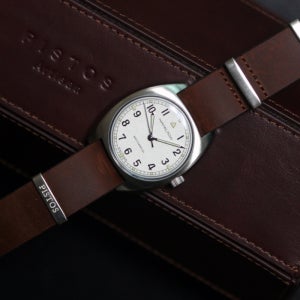 PISTOS 소가죽 브라운 나토밴드 18 19 20 21mm 22mm NATO 시계줄 스트랩